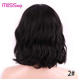 MISS WIG Short Water Wave Synthetic Hair 8Colors - Yrvan-Shop