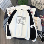 Women Plush Cute Bear Print Hoodie Long Sleeve - Yrvan-Shop