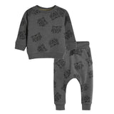 Children Winter Clothes Baby Boys Cartoon Clothing Sets Cute Rabbit Printed Warm Sweatsets for Baby Boys Girls Kids Clothes - Yrvan-Shop