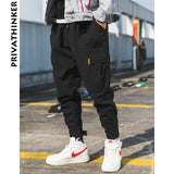 Privathinker Men Black Joggers Pants Summer 2019 Mens Big Pockets Ankel Cargo Pants Male Spring Streetwear Overalls Sweatpants - Yrvan-Shop