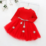 Baby Girls Dress Casual Kids Autumn Girl Clothes Polka Dots Dress - Yrvan-Shop