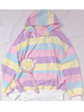 Japanese Rainbow Women Hoodie Kpop - Yrvan-Shop