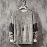 Autumn Winter Pullover Knitted O-Neck Sweater - Yrvan-Shop