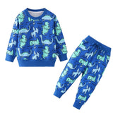 Children Winter Clothes Baby Boys Cartoon Clothing Sets Cute Rabbit Printed Warm Sweatsets for Baby Boys Girls Kids Clothes - Yrvan-Shop