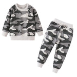 Children Winter Clothes Baby Boys Cartoon Clothing Sets Cute Rabbit Printed Warm Sweatsets for Baby Boys Girls Kids Clothes - Yrvan-Shop