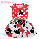 2018 New Summer Cotton Baby Girls Cartoon Long Sleeves Dress - Yrvan-Shop