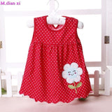 2018 New Summer Cotton Baby Girls Cartoon Long Sleeves Dress - Yrvan-Shop