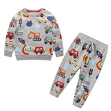 Children Winter Clothes Baby Boys Cartoon Clothing Sets Cute Rabbit Printed Warm Sweatsets for Baby Boys Girls Kids Clothes - Yrvan-Shop