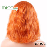 MISS WIG Short Water Wave Synthetic Hair 8Colors - Yrvan-Shop