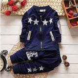 BibiCola Spring Autumn Boys Sports Suit set Children Boys Clothing Set Kids Clothes Tracksuit Costume Baby Boys Clothes set - Yrvan-Shop