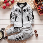 BibiCola Spring Autumn Boys Sports Suit set Children Boys Clothing Set Kids Clothes Tracksuit Costume Baby Boys Clothes set - Yrvan-Shop