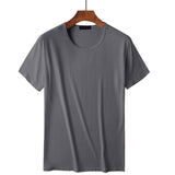 Comfortable Men's Traditional crew neck bamboo fiber T-shirt - Yrvan-Shop