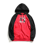 Men's Hooded Casual splice Print Hedging Fleece - Yrvan-Shop