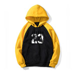 Men's Hooded Casual splice Print Hedging Fleece - Yrvan-Shop