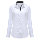 Polka Dot Blouse Long Sleeve Shirt For Women - Yrvan-Shop