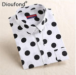 Polka Dot Blouse Long Sleeve Shirt For Women - Yrvan-Shop