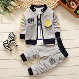 BibiCola Spring Autumn Boys Sports Suit set Children Boys Clothing Set Kids Clothes Tracksuit Costume Baby Boys Clothes set - Yrvan-Shop