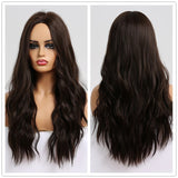 TINY LANA  Long Synthetic Wigs Ombre Brown Blonde - Yrvan-Shop