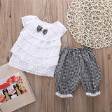 Baby Summer Dress Male 0-13 Years Old Baby Clothes Young Boy Westernized Belt Pants Children Handsome Two-piece Clothing - Yrvan-Shop