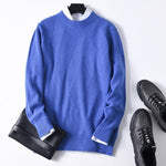 Autumn Winter Authentic Cashmere Sweater Men's 100% Casual - Yrvan-Shop