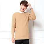 Autumn Winter Authentic Cashmere Sweater Men's 100% Casual - Yrvan-Shop