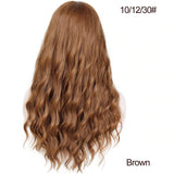 Long Mix Brown Womens Wigs - Yrvan-Shop