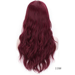 Long Mix Brown Womens Wigs - Yrvan-Shop