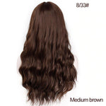 Long Mix Brown Womens Wigs - Yrvan-Shop