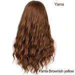 Long Mix Brown Womens Wigs - Yrvan-Shop