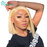 Short Bob Wigs Remy Brazilian Straight Lace Wig Ombre Lace Front Human Hair Wig For Women - Yrvan-Shop