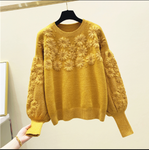 Turtleneck Sweater Female Fall/Winter Wear 2019 New Korean Loose Joker Short Knitted Shirt  Lantern Sleeve Sweater Pull Jumper - Yrvan-Shop