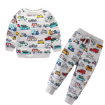 Children Winter Clothes Baby Boys Cartoon Clothing Sets Cute Rabbit Printed Warm Sweatsets for Baby Boys Girls Kids Clothes - Yrvan-Shop