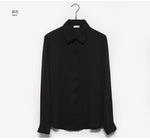 Women's Shirt Classic Chiffon Blouse Plus Size Loose - Yrvan-Shop