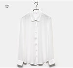 Women's Shirt Classic Chiffon Blouse Plus Size Loose - Yrvan-Shop