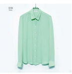 Women's Shirt Classic Chiffon Blouse Plus Size Loose - Yrvan-Shop