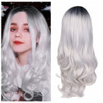 Tone Ombre Brown Ash Blonde Temperature Synthetic Wigs - Yrvan-Shop