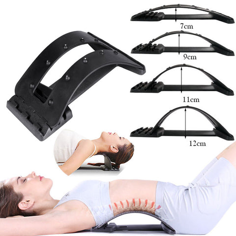 Neck Massager Stretcher Fitness Massage Equipment Stretch Relax Stretcher Lumbar Support Spine Pain Relief Chiropractic Dropship - Yrvan-Shop