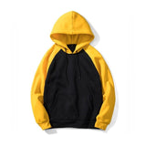 Spring And Autumn Men's Hoodies Wild Solid Color / Color Matching - Yrvan-Shop