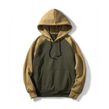 Spring And Autumn Men's Hoodies Wild Solid Color / Color Matching - Yrvan-Shop