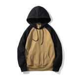 Spring And Autumn Men's Hoodies Wild Solid Color / Color Matching - Yrvan-Shop