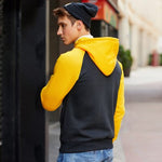 Spring And Autumn Men's Hoodies Wild Solid Color / Color Matching - Yrvan-Shop