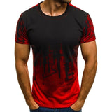 3D fashion Men's T-shirt Round neck pattern printing - Yrvan-Shop