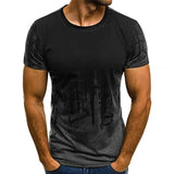 3D fashion Men's T-shirt Round neck pattern printing - Yrvan-Shop