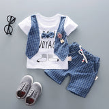 Toddler Baby Boys Gentleman Bow T-shirt Tops Shorts Pants Outfits Clothes Set kids dresses for boys conjunto menino toddler boy - Yrvan-Shop