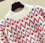 Women Autumn Winter Loose Rope Knit Sweater - Yrvan-Shop