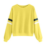 Womens Autumn Long Sleeve Pullover Tops Round Neck Casual - Yrvan-Shop