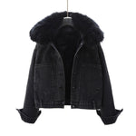 Women's Short Jacket Winter Korean Real Fur - Yrvan-Shop