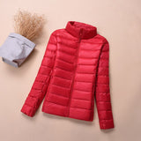 Winter Jacket Women Spring Short Bomber Ultra Thin - Yrvan-Shop