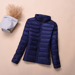 Winter Jacket Women Spring Short Bomber Ultra Thin - Yrvan-Shop