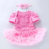 Newborn Clothes Baby Suit Baby Girl Summer Dress Girls Party Birthday Costume - Yrvan-Shop